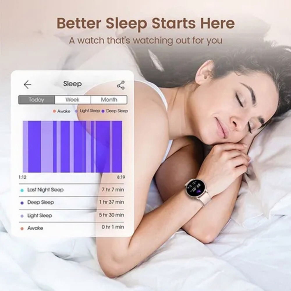 Smartwatch Esportivo Waterproof P/ Xiaomi Huawei Ios Mulher - Imagem 3