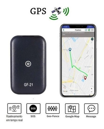 Mini Gps Veículo Tracker Gf21 Gf-21 Pessoa Idoso - Imagem 5