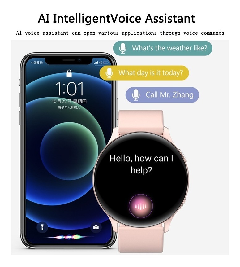 Smartwatch Bluetooth Call Monitoramento De Temperatura Corpo - Imagem 14