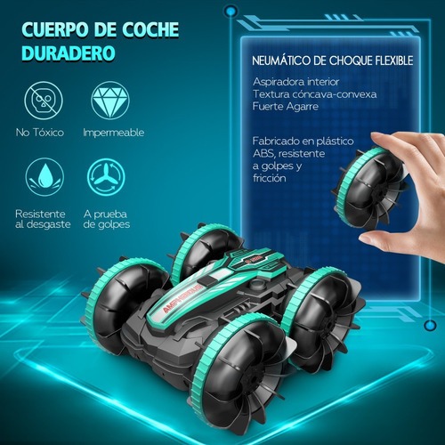 Buggy De Carro De Controle Remoto Resistente À Água Recarreg - Imagem 4