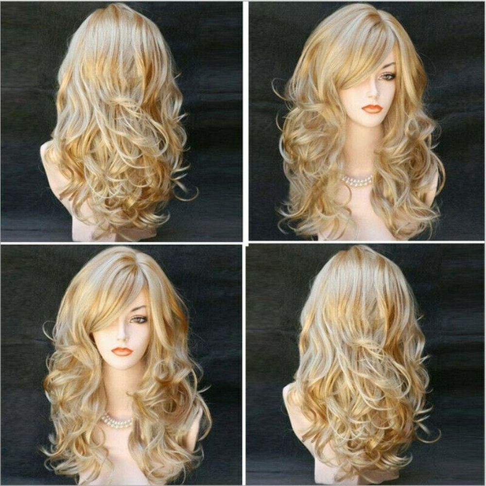 Perucas Longas Encaracoladas Peruca De Cabelo Ombreparty Per - Imagem 7