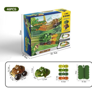Kit 46 Pista De Carrinhos De Brinquedo Infantil Dinossauro