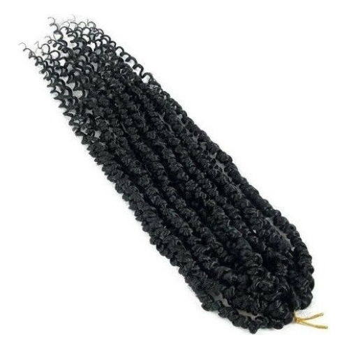 Aplique Cabelo Com Cachos Em Crochê De Ondas De Agua 3 Pcs - Imagem 3