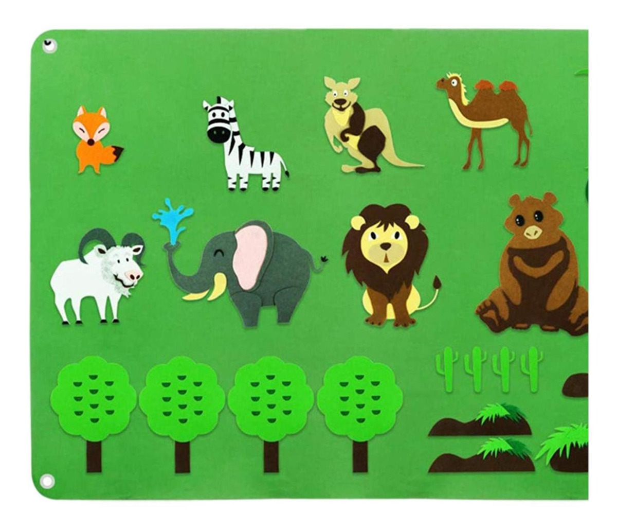 De Tabuleiro De Feltro Montessori Diy Tabuleiros De Feltro - Imagem 35