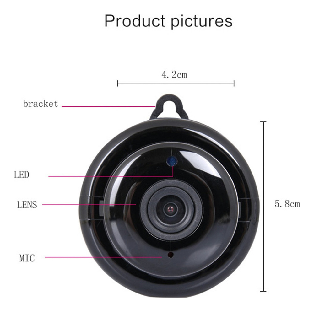 V380 Pro Wifi Hd Camera Home Security Ip Câmera Sem Fio - Imagem 4