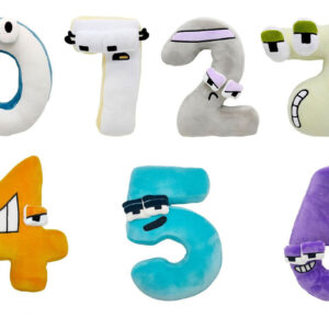 7 Peças De Brinquedo Infantil Number Lore Doll Soft Toy, 0-6