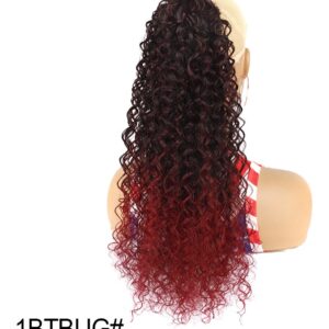 60cm Peruca De Peruca Afro Cacheada Peruca Fibra Crespa Cabe