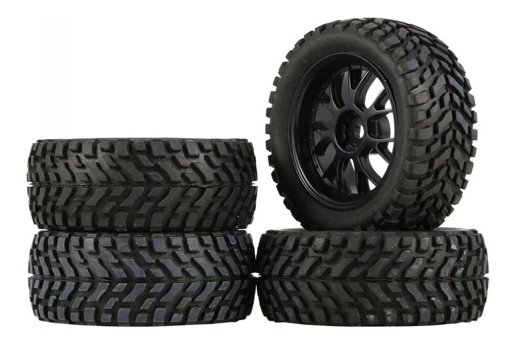 Conjunto De Aro De Pneu 2x Rc Para Wltoys 144001 - Imagem 12