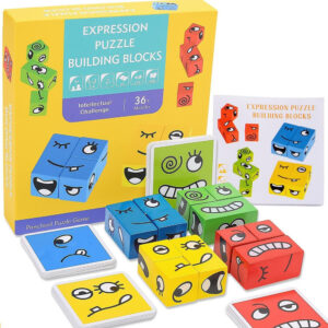 Brinquedos Educativos Infantis Blocos De Troca De Emoções