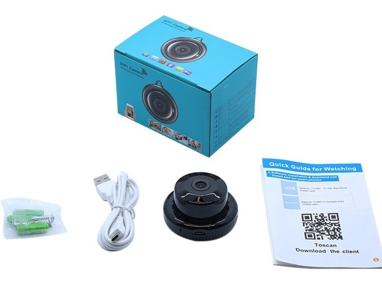 Mini Câmera De Segurança Espiam Wifi Externa Interna Hd - Imagem 4