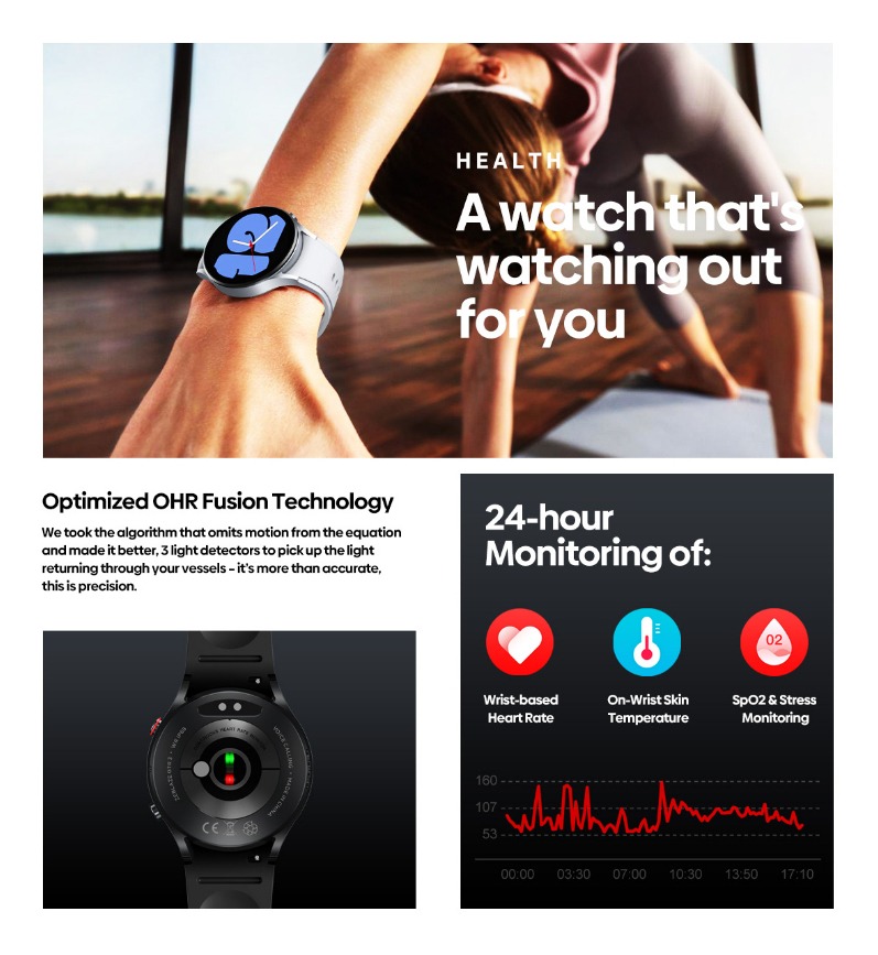 Smartwatch Zeblaze Gtr 3 À Prova D'água Ao Ar Livre - Imagem 14