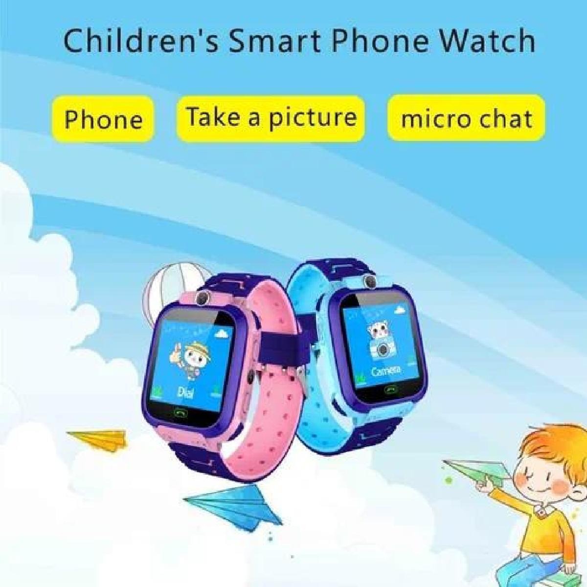 Telefone De Smartwatch Para Crianças Com 1 Slot Par - Imagem 6