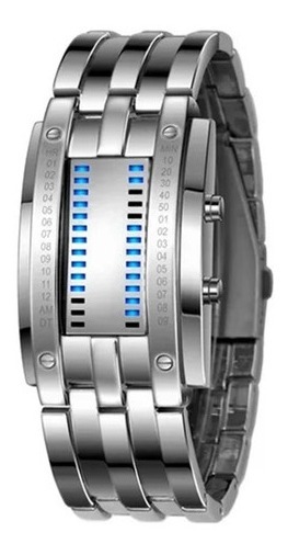 Relógio Digital Led Binário Matriz Masculina