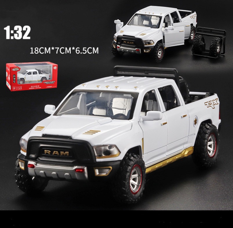 Modelos De Carros De Liga Leve 1:32 Para Dodge Ram Trx - Imagem 19