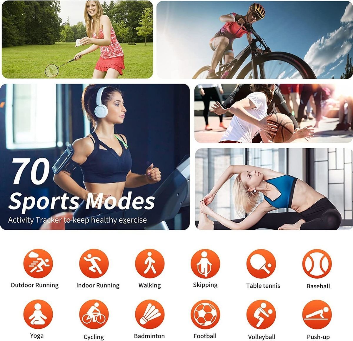 Rastreador De Fitness Smart Watch (faça/resposta Chamada) Pa - Imagem 19