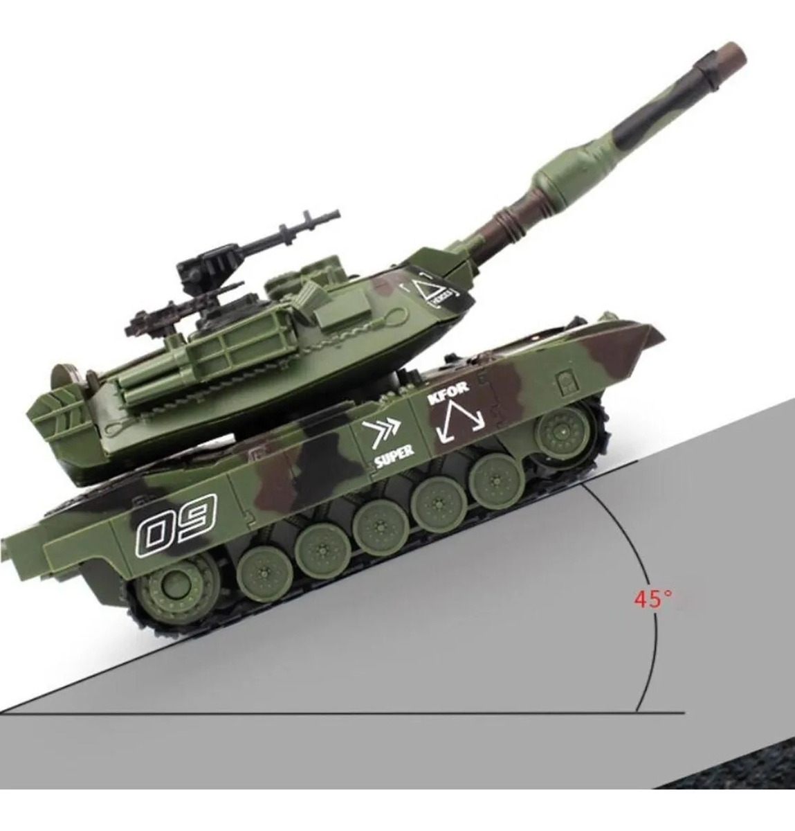 Modelo De Carro De Brinquedo Interativo De Tanque De Batalha - Imagem 3