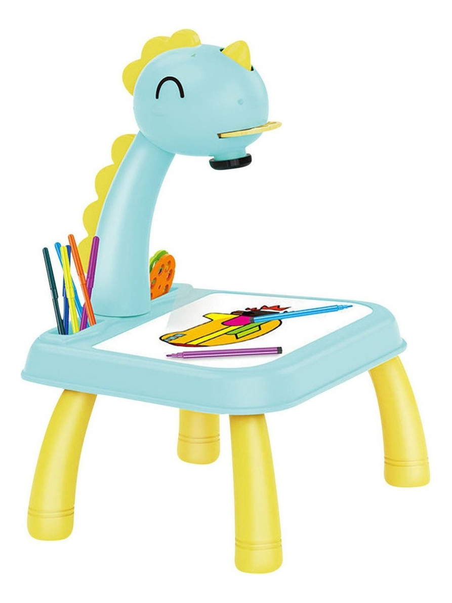 Lazhu Mesa Didática Com Projetor Mesa De Desenho Infantil - Imagem 7