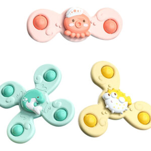 K 3 Peças Marine Life Cartoon K89 Spinning Sucction Cup Spin