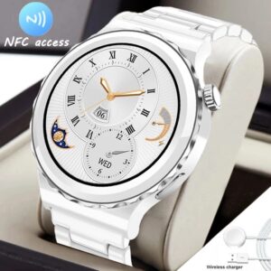 Smartwatch Feminino Bluetooth Call Voice Control Nfc Ip68
