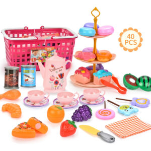 Kit Cozinha Infantil Jogo De Chá Brinquedo L1185