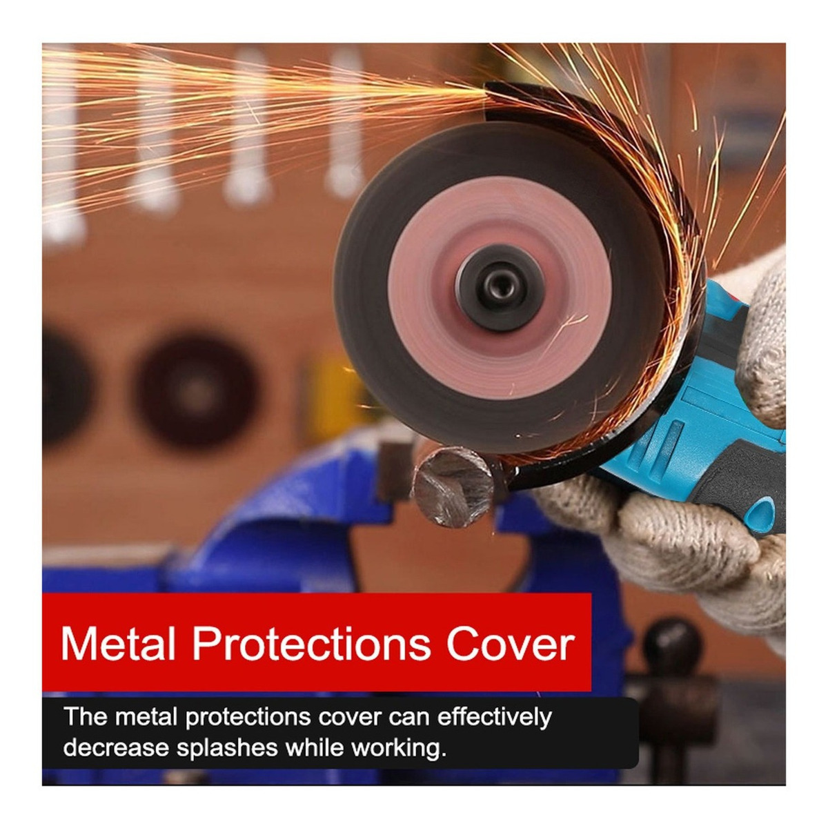 Máquina De Corte E Polimento 12v +2 Bater Angle Grinder - Imagem 3