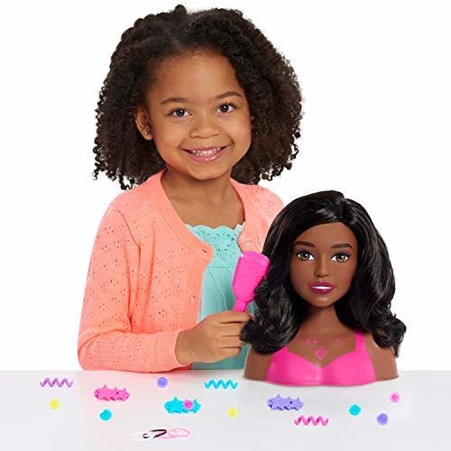 Barbie Fashionistas 8 Polegadas Styling Head Cabelo Preto 20 - Imagem 8