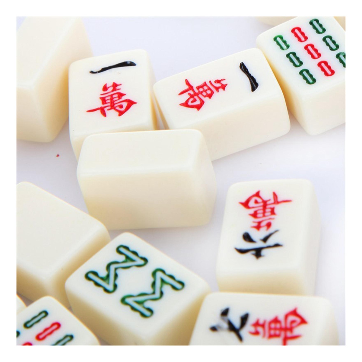 Conjunto Portátil De Mahjong Com De Armazenamento Para - Imagem 4