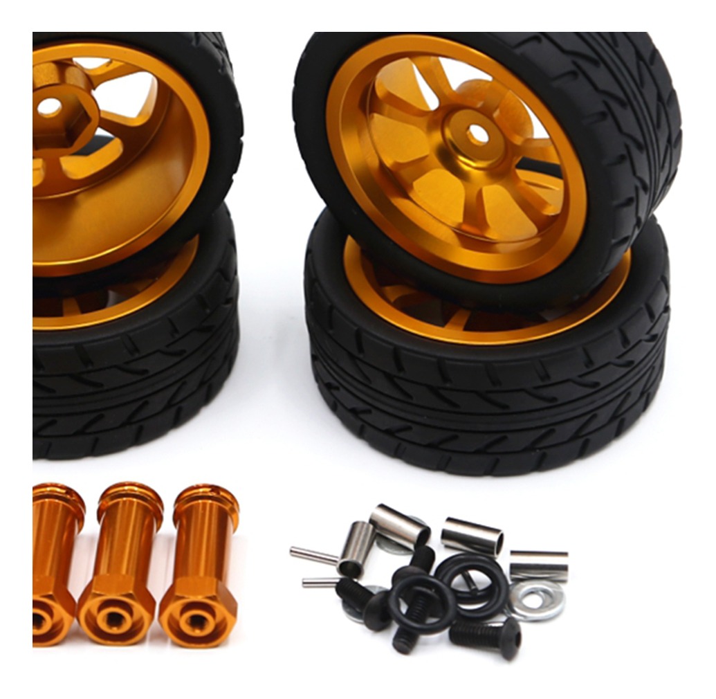 4 Peças 1/14 Rc Car Pneus Para Wltoys 144001 Com 12mm - Imagem 26