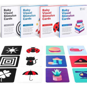 Cartas Brinquedo Montessori Alto Contraste P/ Bebê Estímulo