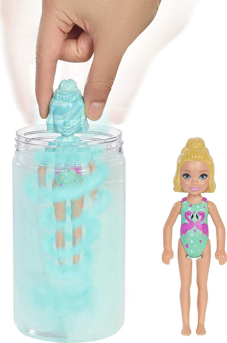 Boneca Barbie Chelsea Color Reveal Com 6 Surpresas 4 Bolsas - Imagem 4