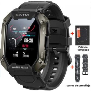 Fitness Tracker Smartwatch Para Homens