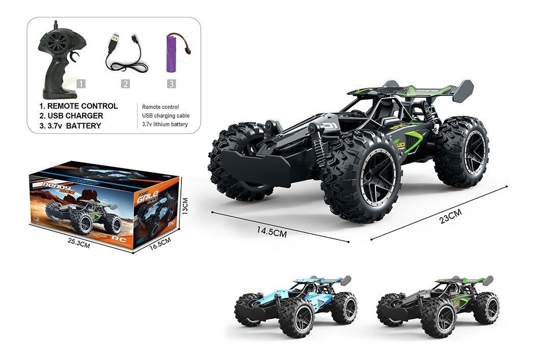 Carrinho De Controle Remoto G03063r Off Road 1/18 - Imagem 5