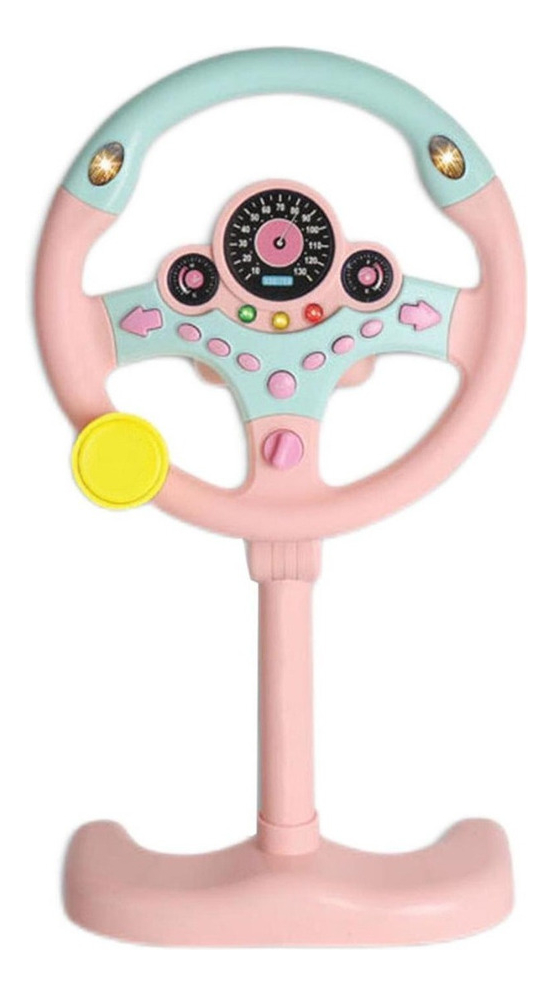 Volante Simulado Para Controle De Direção Infantil Com - Imagem 12