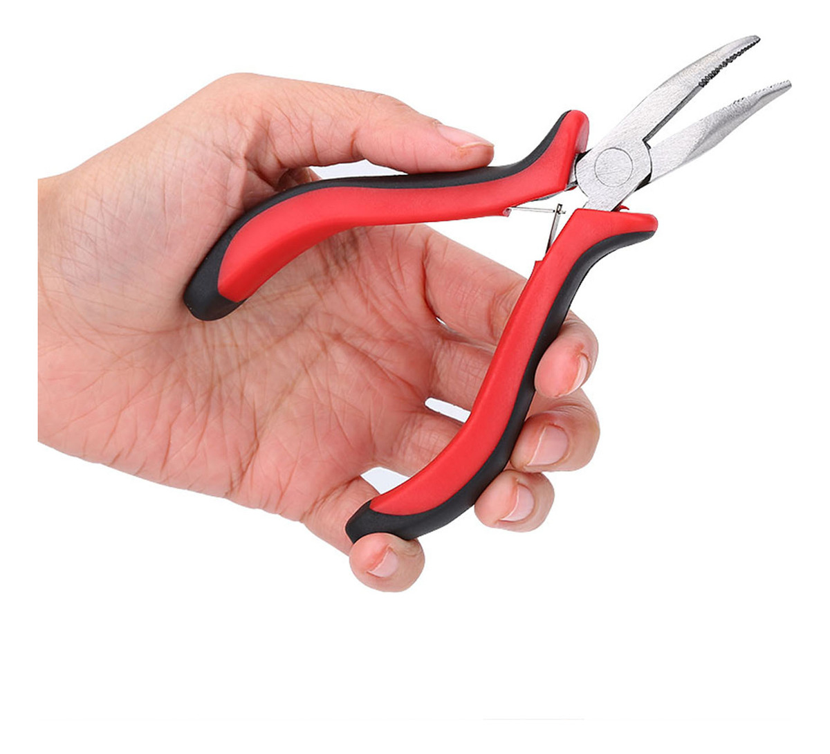 Kit De Conectores De Peruca Alicate Hook Loop Needle Com 500 - Imagem 10