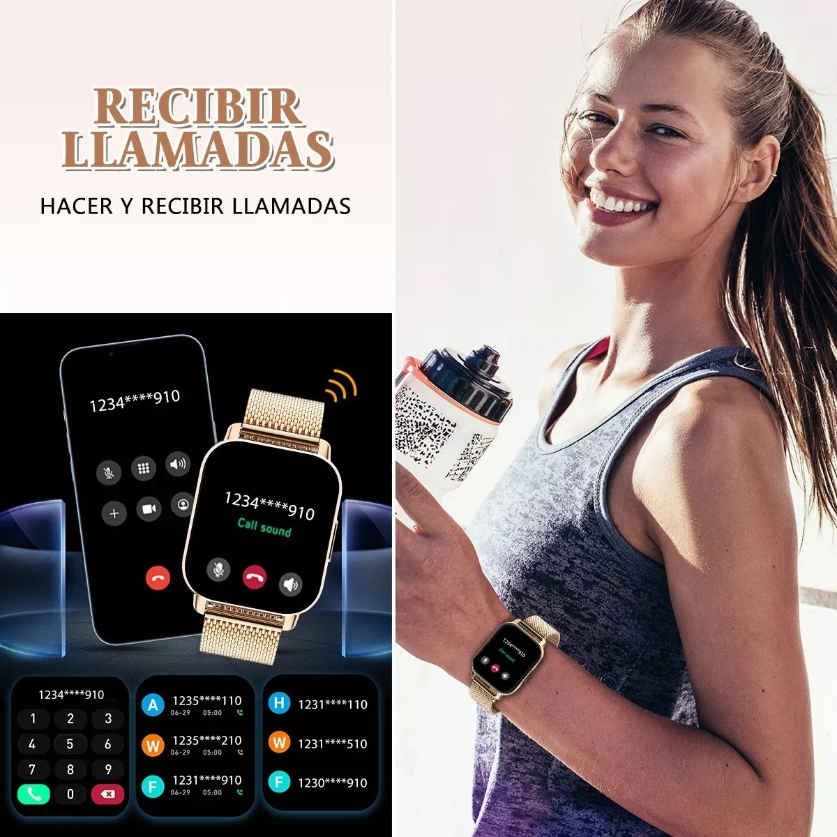 Smartwatch Feminino Smartwatch À Prova D'água - Imagem 6