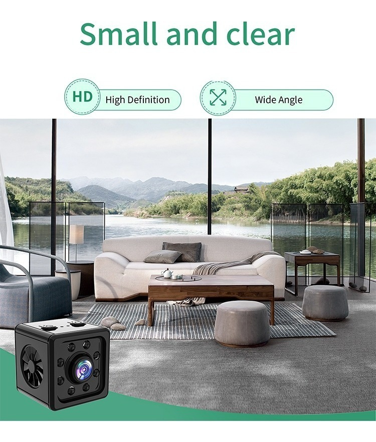 Câmera De Vigilância De 2 Peças Hd 4k Smart Wifi Mini Câmera - Imagem 5