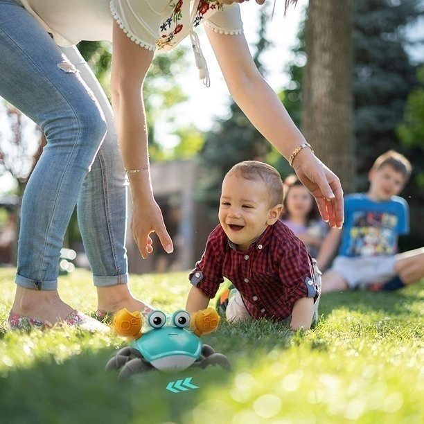 Gift #crawling Brinquedo Do Bebê Do Caranguejo Com Música - Imagem 5