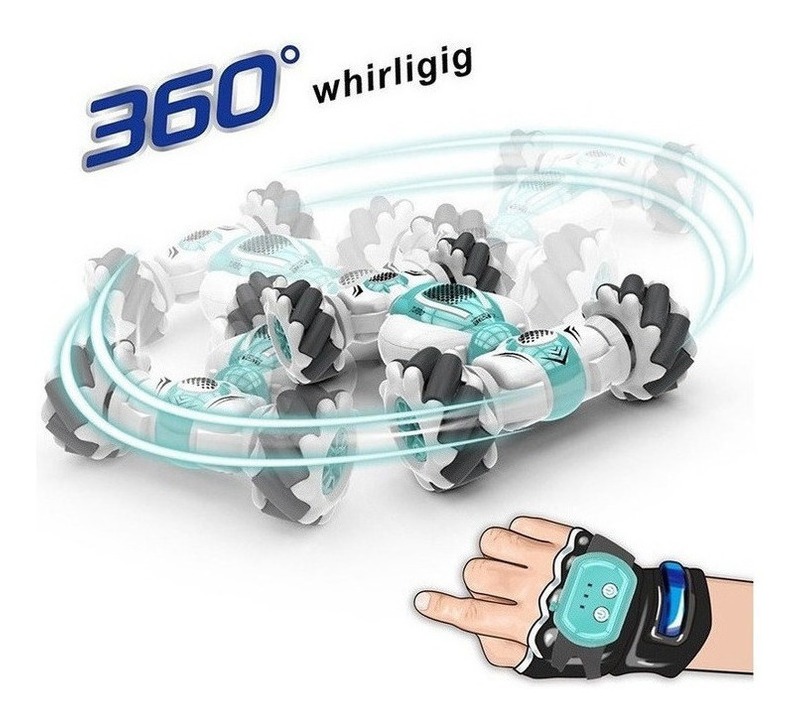 Carro Stunt Rc Mão Gestos Acrobáticos Sensores Veículos - Imagem 8
