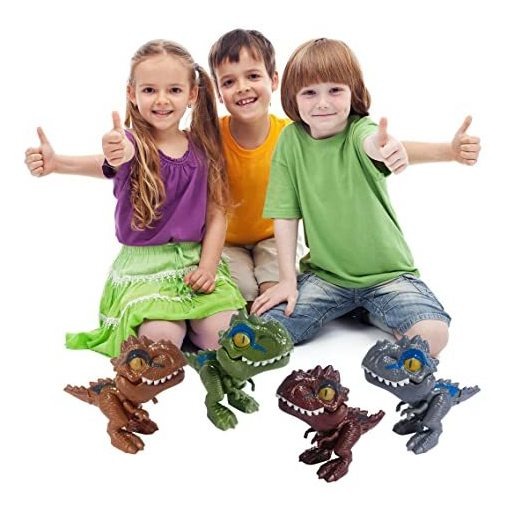 Xinge 4pack Ovos De Dinossauro Mordendo Tiranossauro Mão - Imagem 6