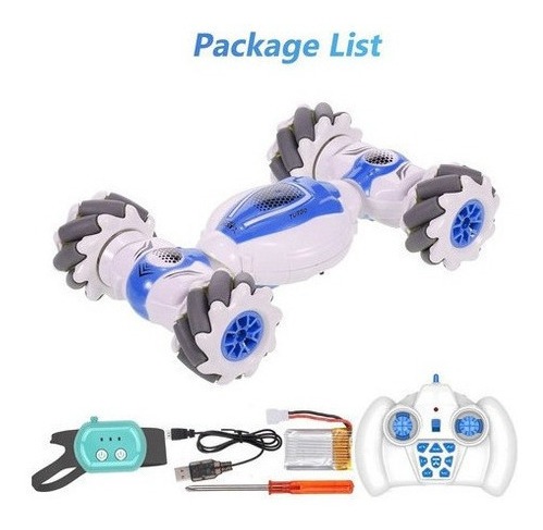 Lazhu Carro Stunt Rc Gestos De Mão Sensor Acrobático - Imagem 2