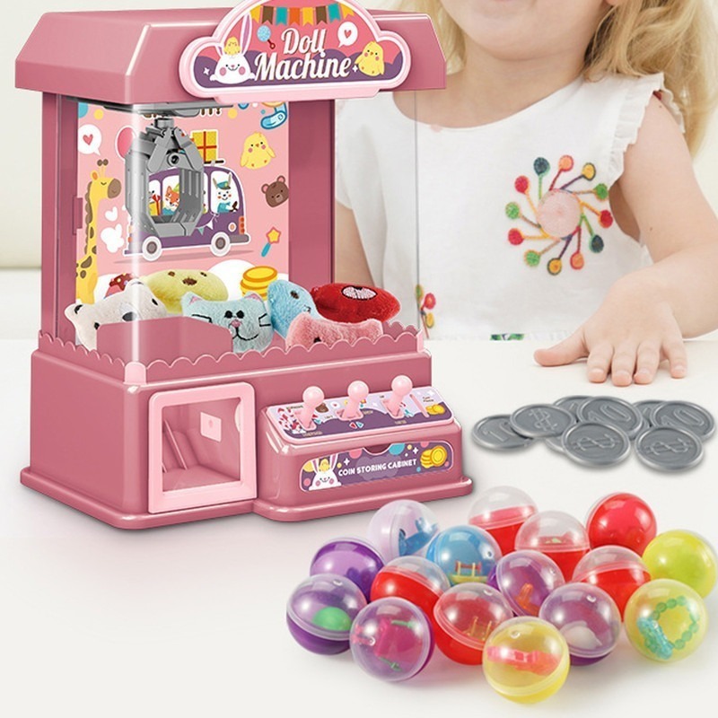 Boneca De Pelúcia Máquina De Garra Com Música E As Luzes. - Imagem 7