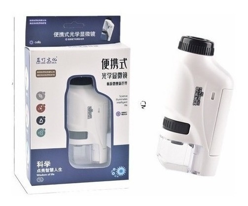 Microscópio De Bolso De Iluminação Led Infantil Portátil - Imagem 6