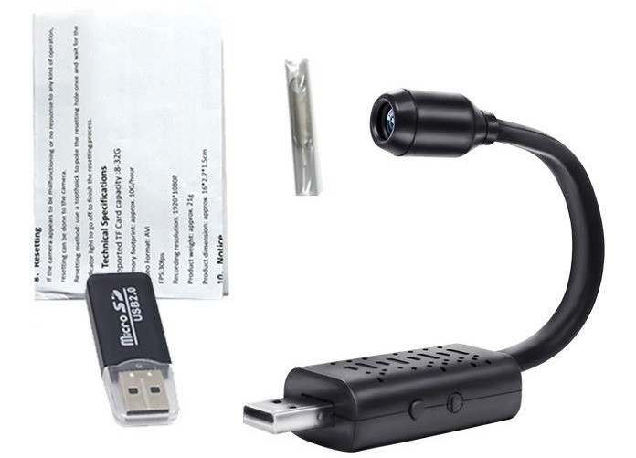 Mini Câmera Hidden Usb Wifi Spy Gravando Áudio Discreto - Imagem 9