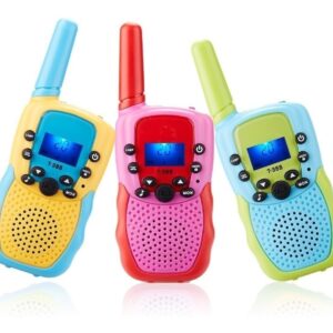 Lazhu Walkie Talkie Infantil De 3 Peças Com 8 Canais Vox 3