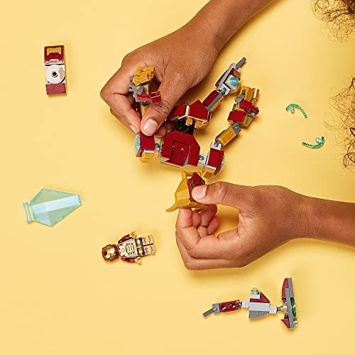 Edifício Lego Marvel Iron Man Mech Armor 76203 - Imagem 5