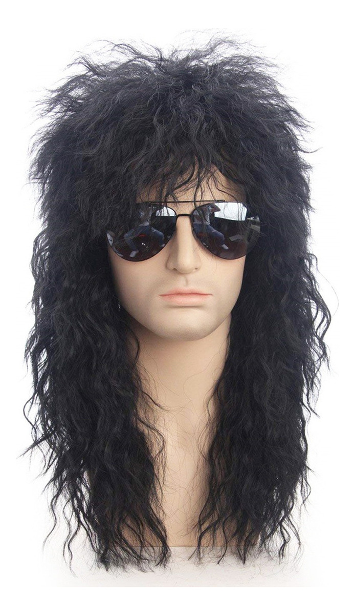 Fantasia De Halloween Masculina Salm Cosplay Curly Peruca Lo - Imagem 2