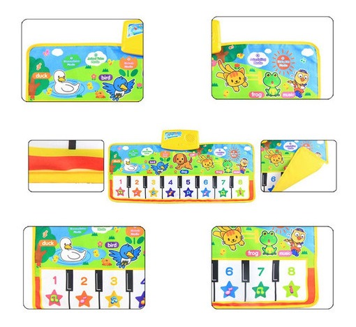 Tapete De Teclado De Pé Para Piano Infantil Imp Musical Floo - Imagem 6