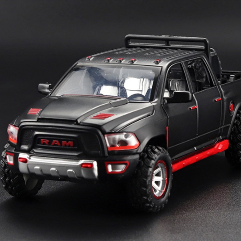 Caminhões De Brinquedo Infantis Ram Trx Metal Com Luz E Som - Imagem 11