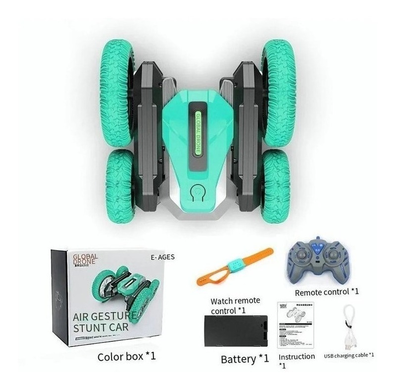 Crianças Stunt Car Boy Gd99 Rc 2.4g 360 ° Rotação - Imagem 10