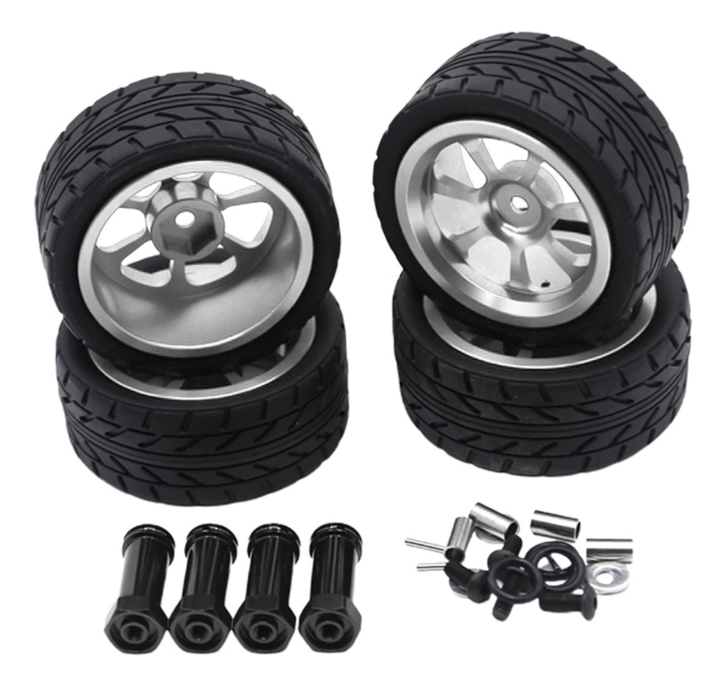 4 Peças 1/14 Rc Car Pneus & Para Wltoys 144001 Com 12mm - Imagem 22